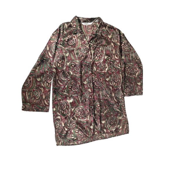 Victoria's Secret Women Sz S Silky Button Up Robe Shirt Collared House Dress - Picture 1 of 10